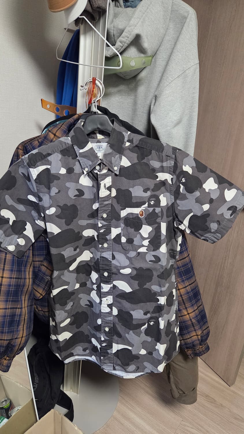 베이프 카모 반팔셔츠 M, 100 상품이미지1