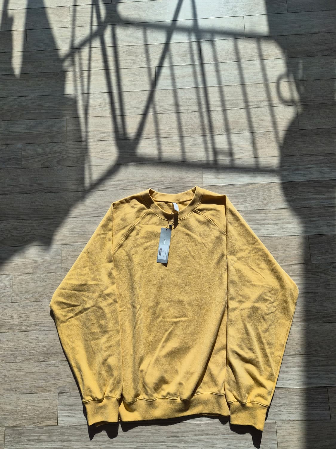 우드비 라이트웨이트 소프트 스웻셔츠 머스타드 2사이즈 상품이미지2