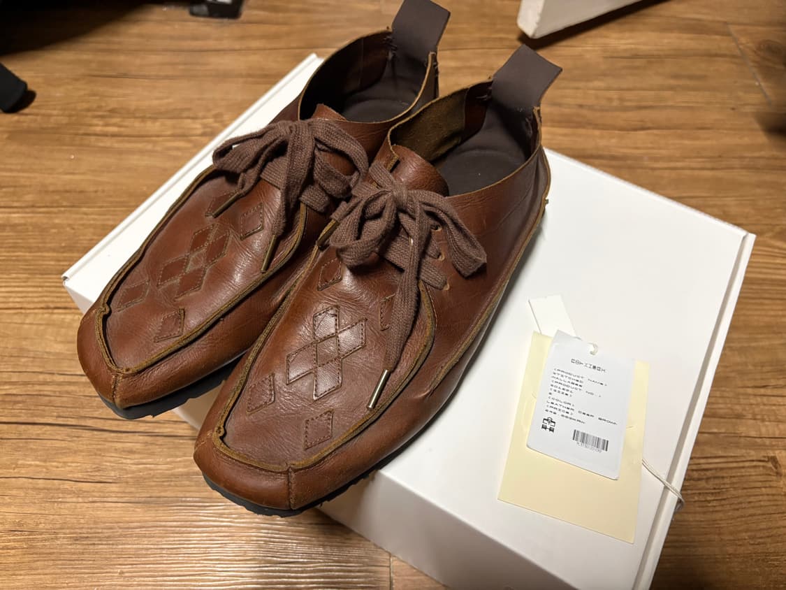 2) 폴리테루 스티치드 왈라비 브라운 판매해요 상품이미지1