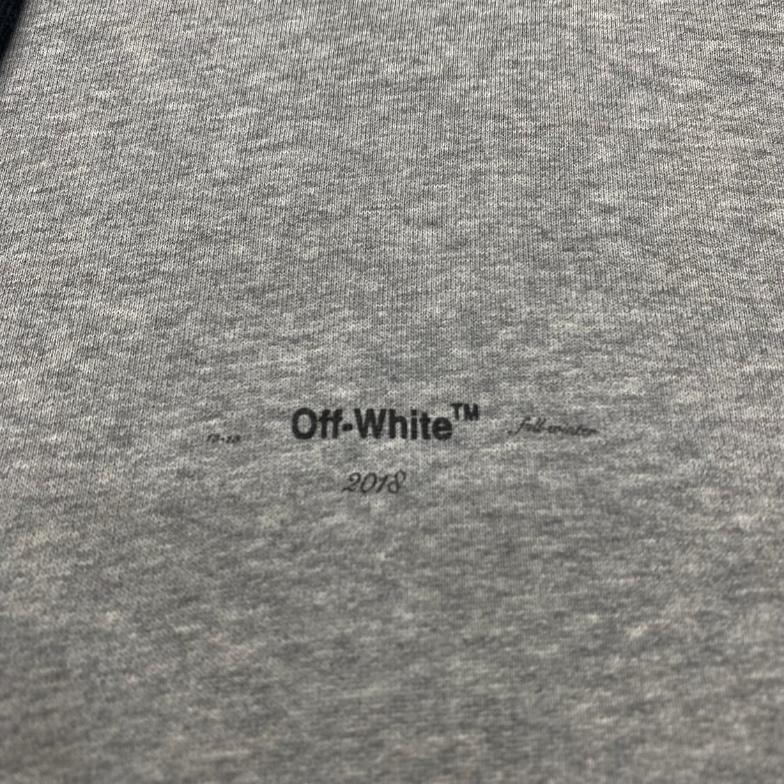 오프화이트 후드티 L  상품이미지3