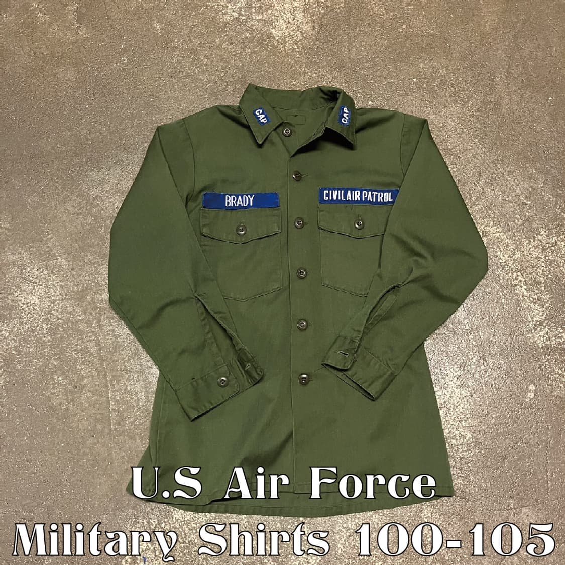 U.S.A.F 밀리터리 셔츠 100-105 상품이미지1