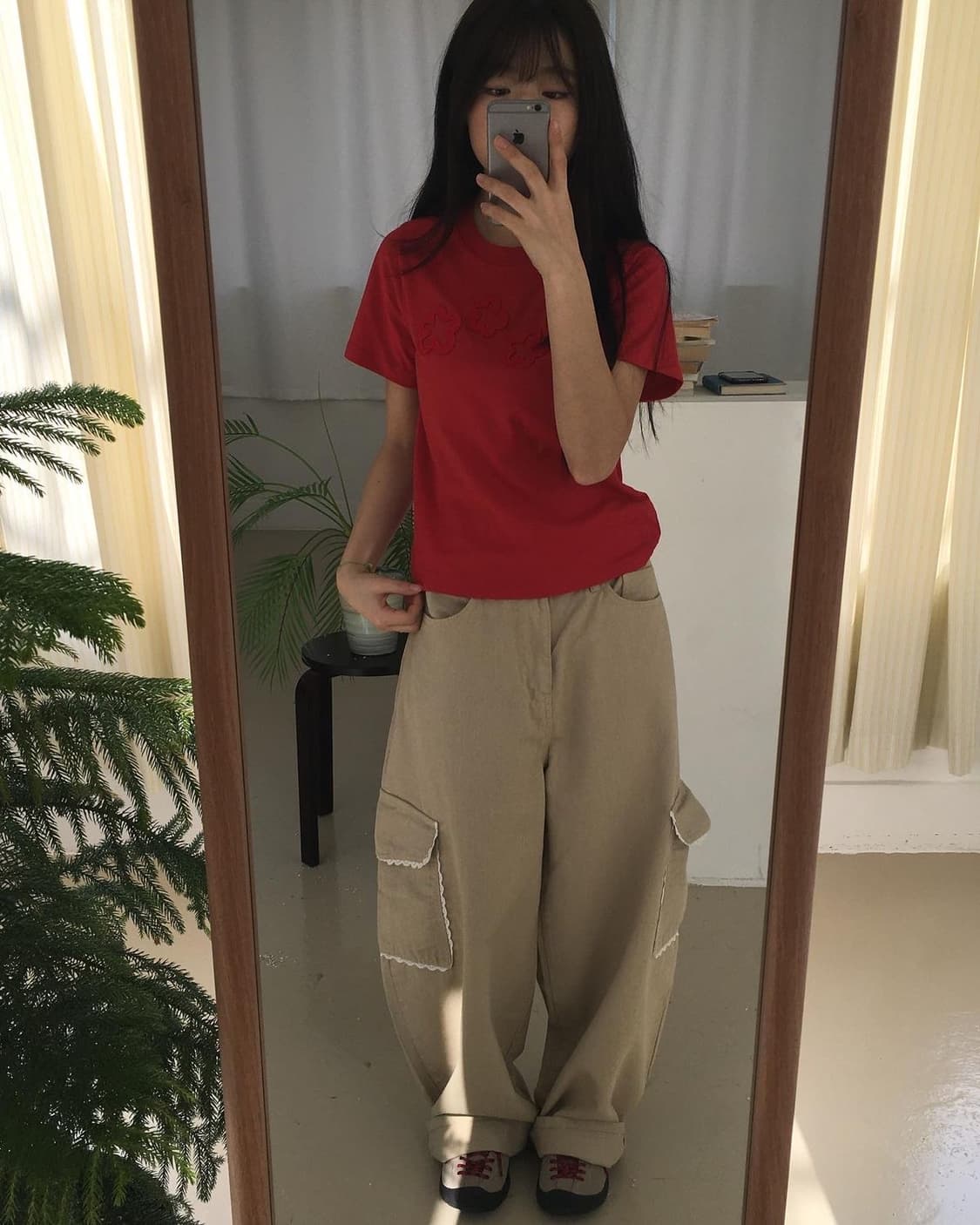 RUNTZ 런츠 LEEY LACE POCKET COTTON PANTS 상품이미지1