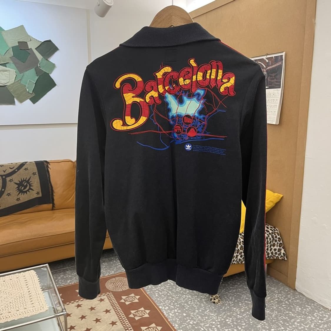 아디다스 올드스쿨 스트릿 펑크 바르셀로나 져지 집업 90 C10297 상품이미지3