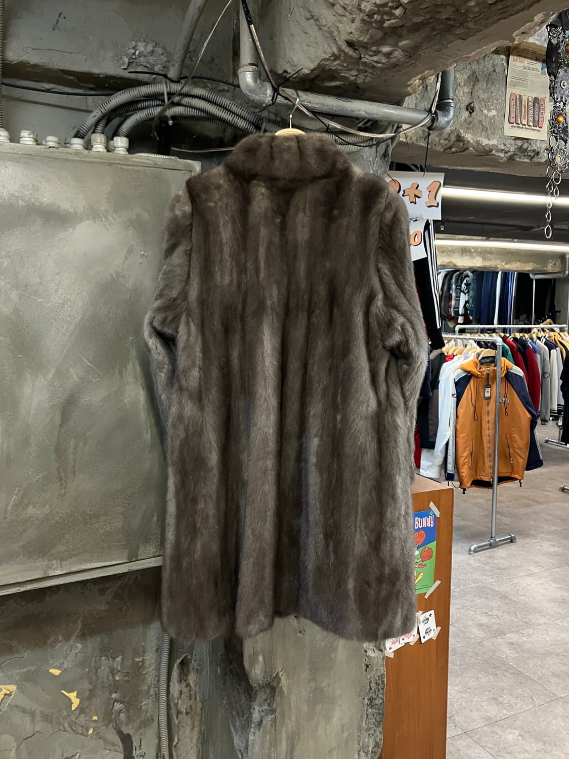 진도 롱 밍크 코트 딥브라운 #csz3786 상품이미지2