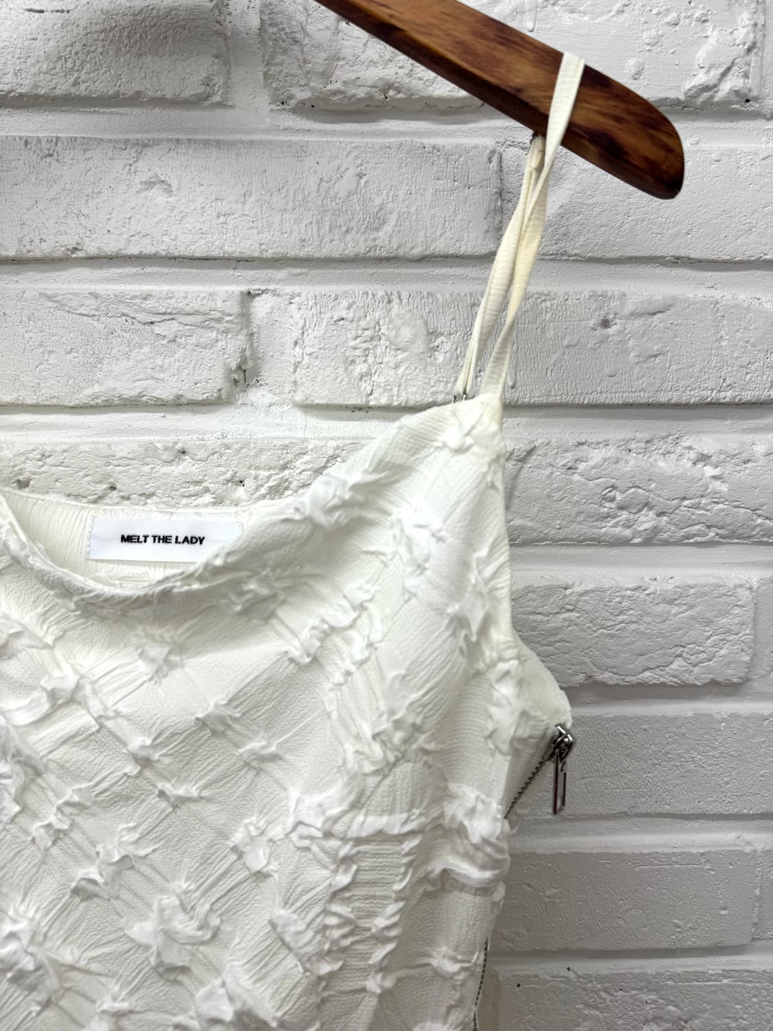 Melt the lady 화이트 러플 원피스 상품이미지2