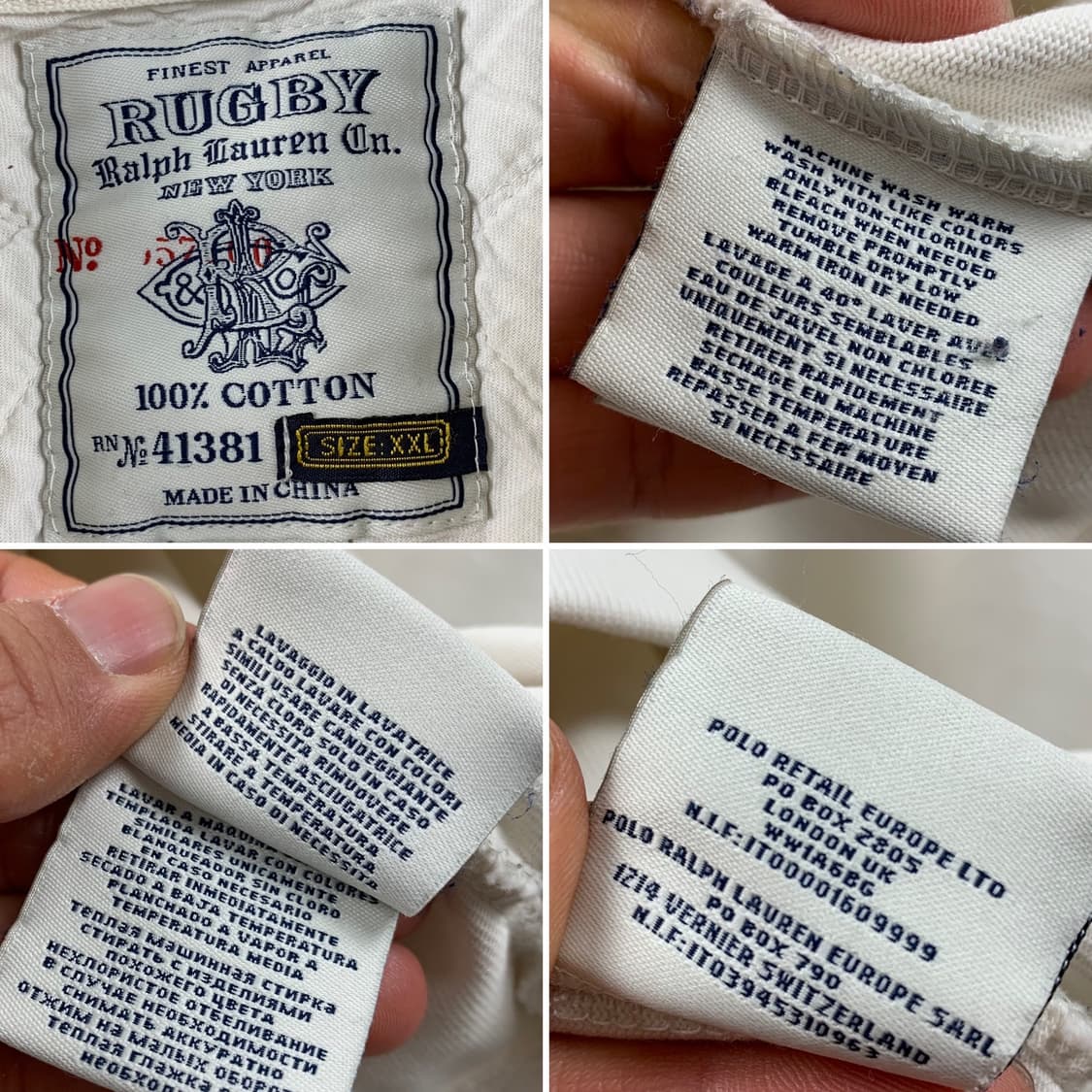 폴로 랄프로렌 클래식 럭비 티셔츠 04-09 잉글랜드 상품이미지6