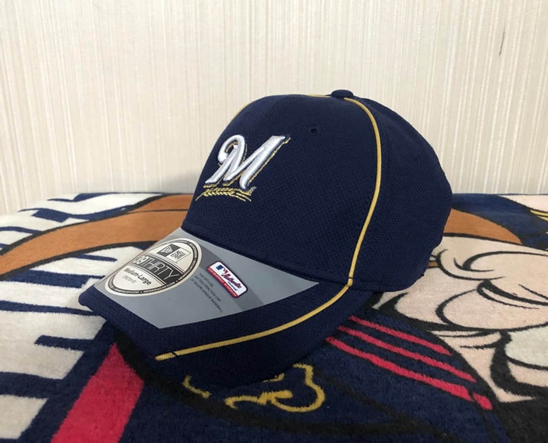 MLB 뉴에라 밀워키 브루워스 어센틱 배팅프랙티스캡 M-L 상품이미지2