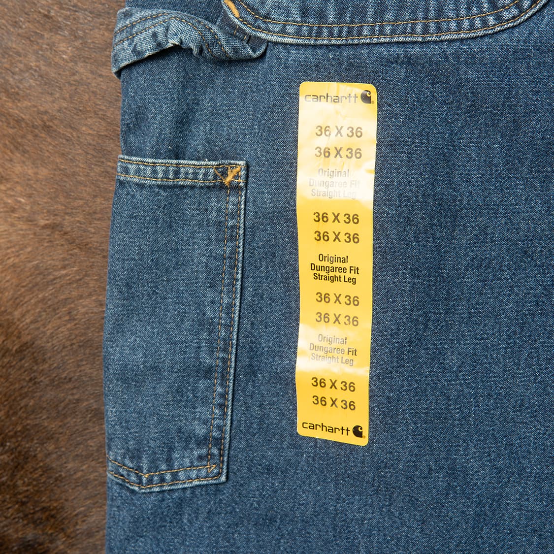 [34] 칼하트 B13 DPS 워시드 카펜터 데님팬츠 미사용 신품  상품이미지5