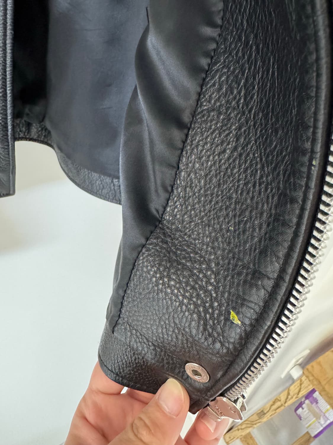 비바스튜디오 라이더자켓 (소가죽 리얼레더) M 상품이미지3