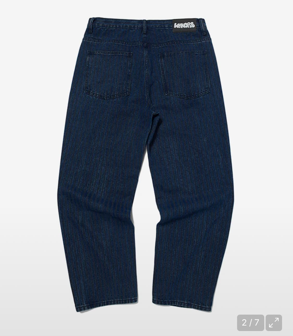 위캔더스 스트라이프 데님 팬츠 상품이미지4