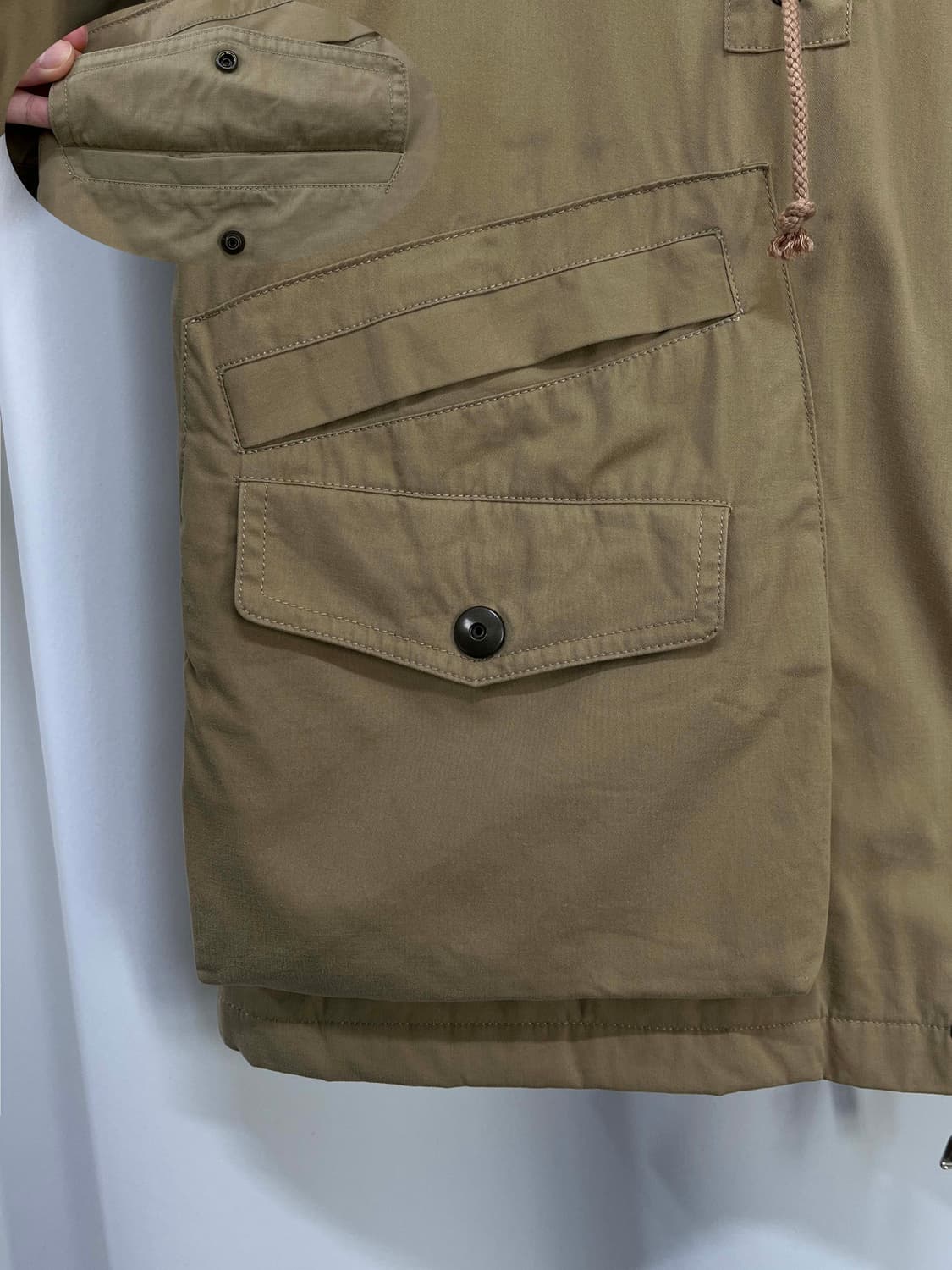 90's 챕스 랄프로렌 코듀로이 탄베이지 헌팅 필드 자켓 상품이미지7