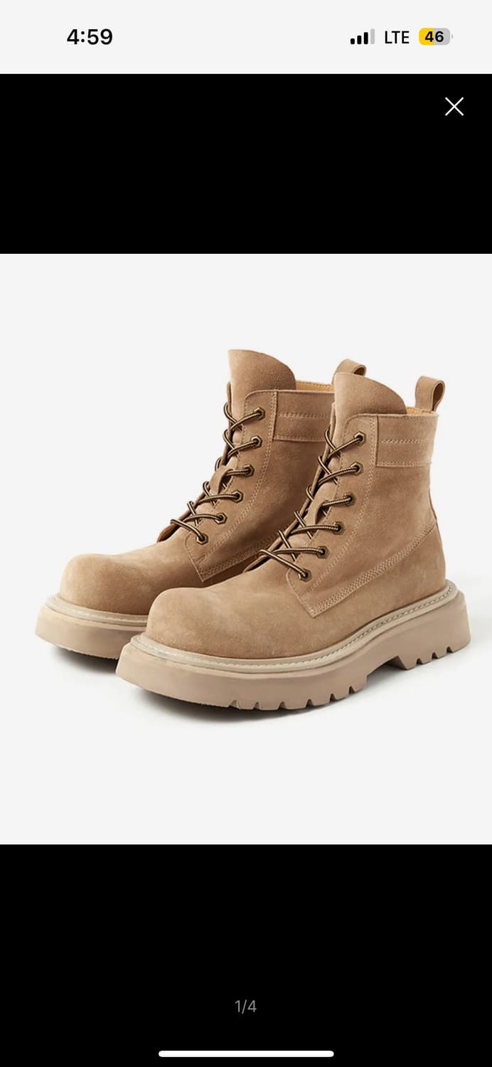 구매) DNSR 맘모스 스웨이드 워커 베이지 상품이미지1