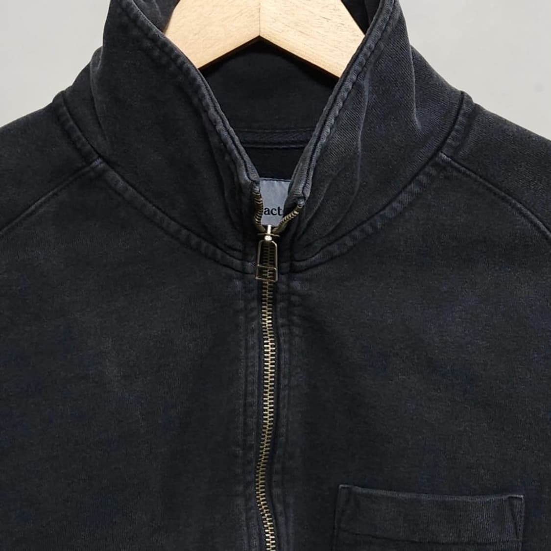 100 Art if acts 아트이프액츠 맨투맨 가먼트다잉 하프집업 상품이미지3