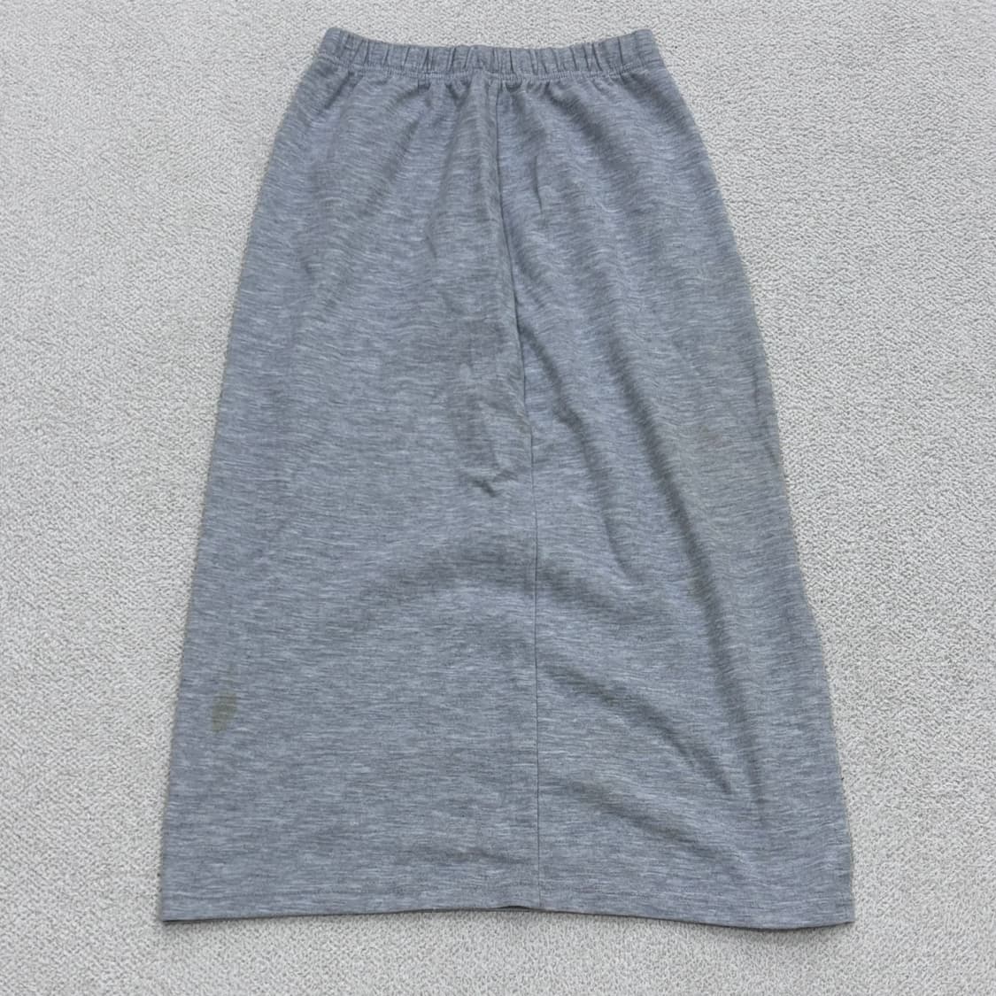 F 조이 회색 멜란지 롱 스커트 0415E 상품이미지2