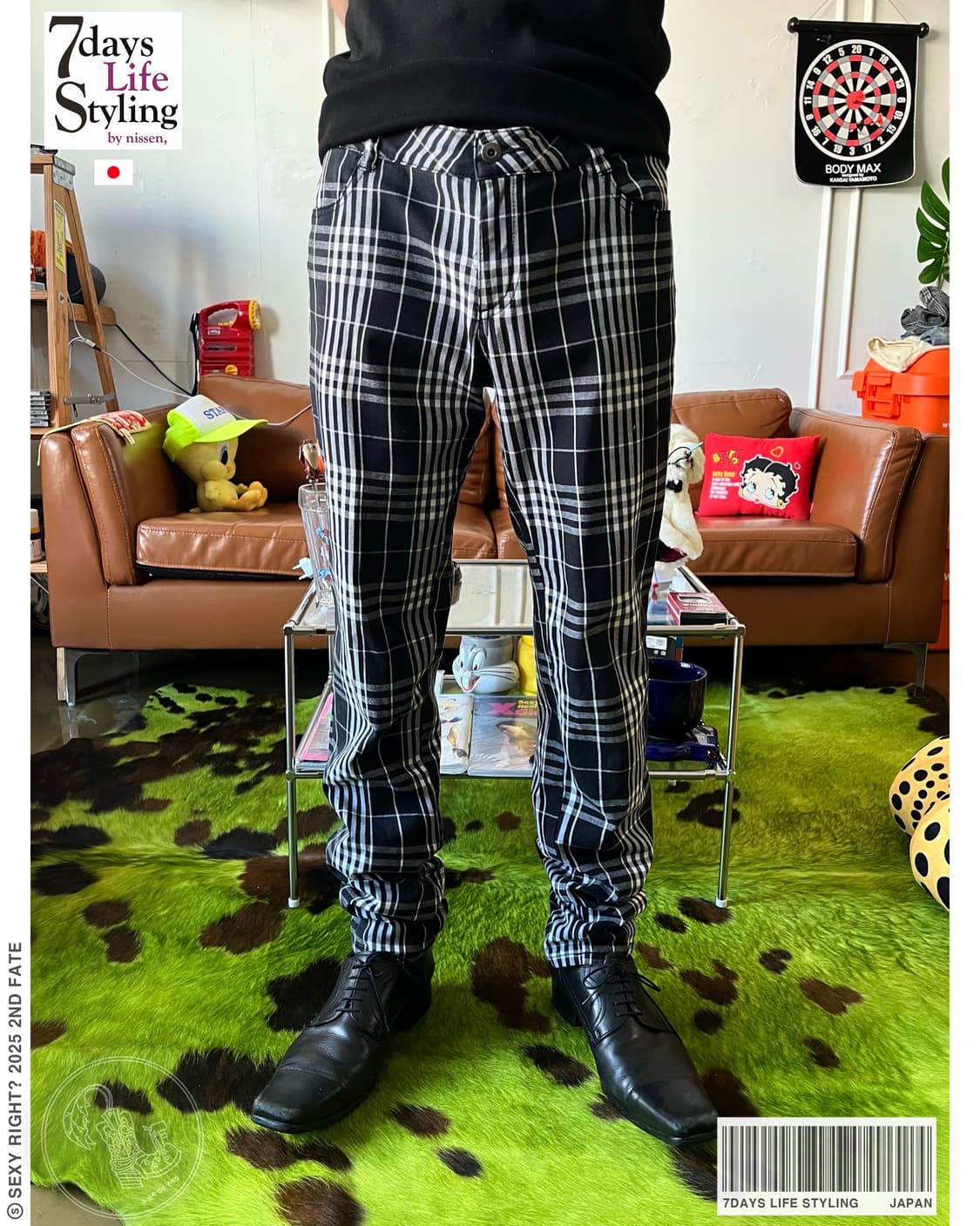 7Days Life Styling Gothic Check Trouser 상품이미지1