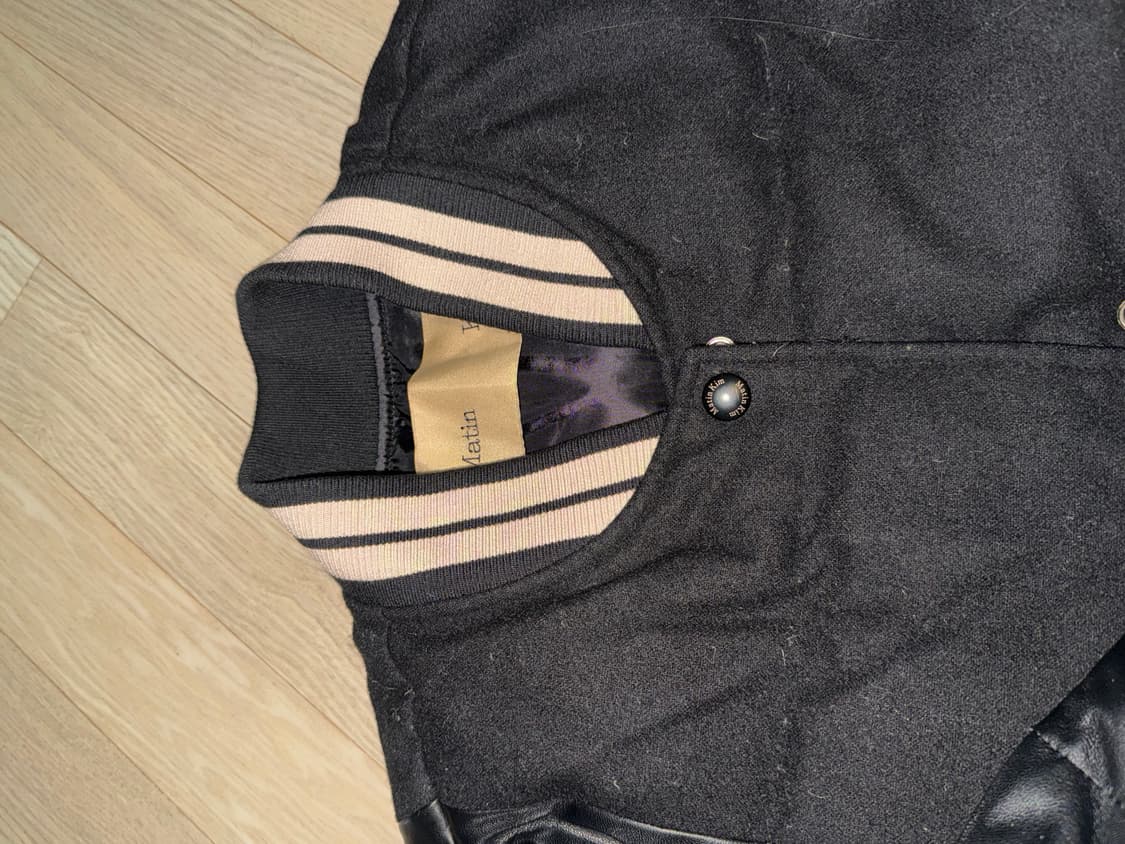 마뗑킴 레더 바시티 패딩 S 상품이미지3