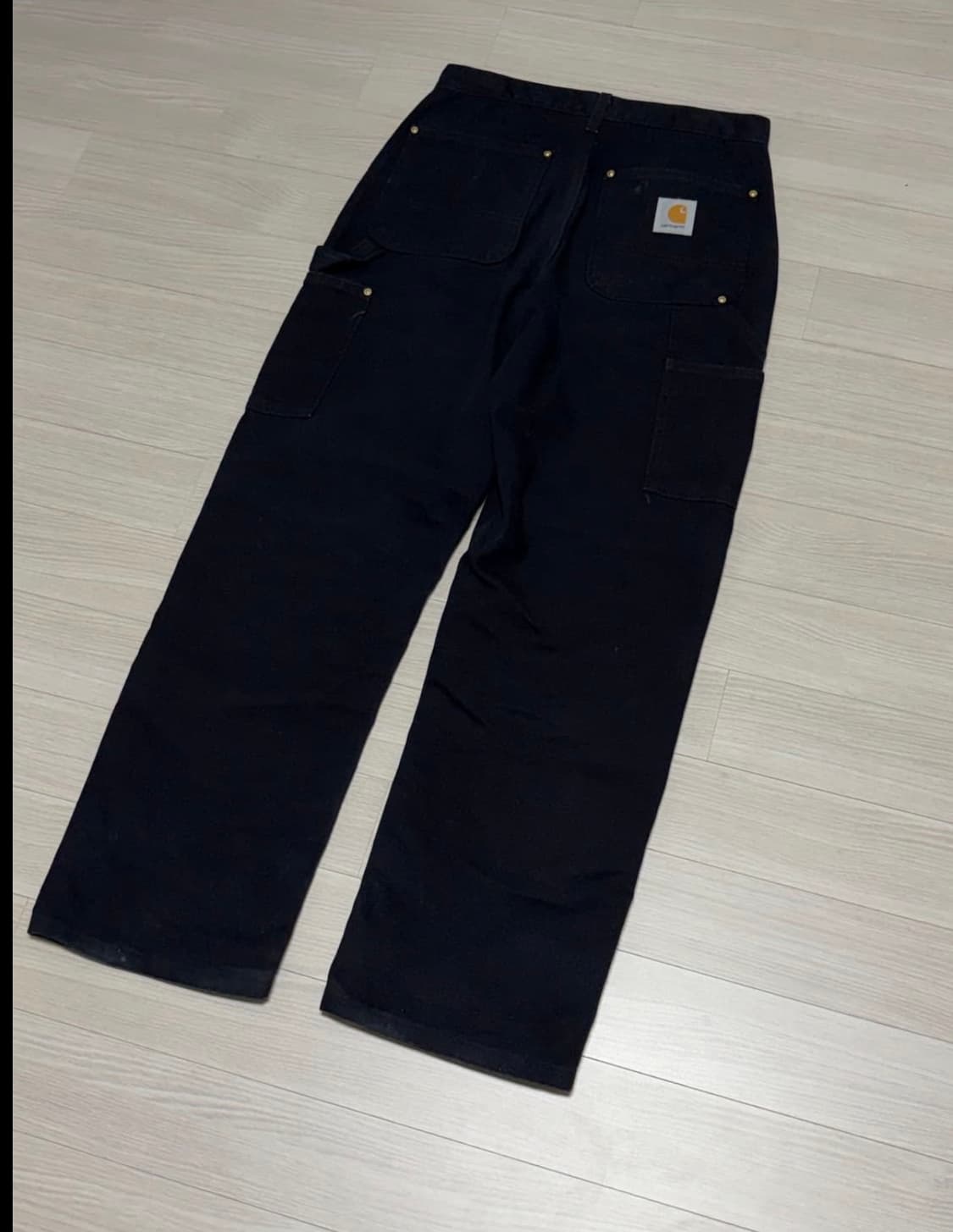 칼하트 b01 더블니 블랙 28x32 상품이미지3