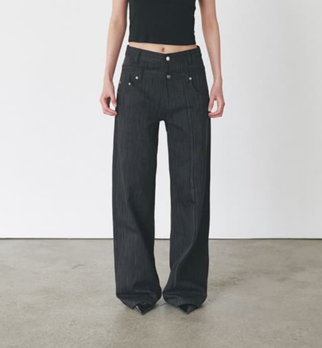Ordes 오데스 DOUBLE WAIST PANTS  더블웨이스트 팬츠 상품이미지2