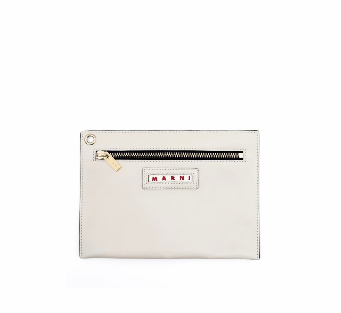 [OS] 마르니 이어링 컬러블록 투톤 레더 버킷백 숄더백 브라운 베이지 상품이미지7