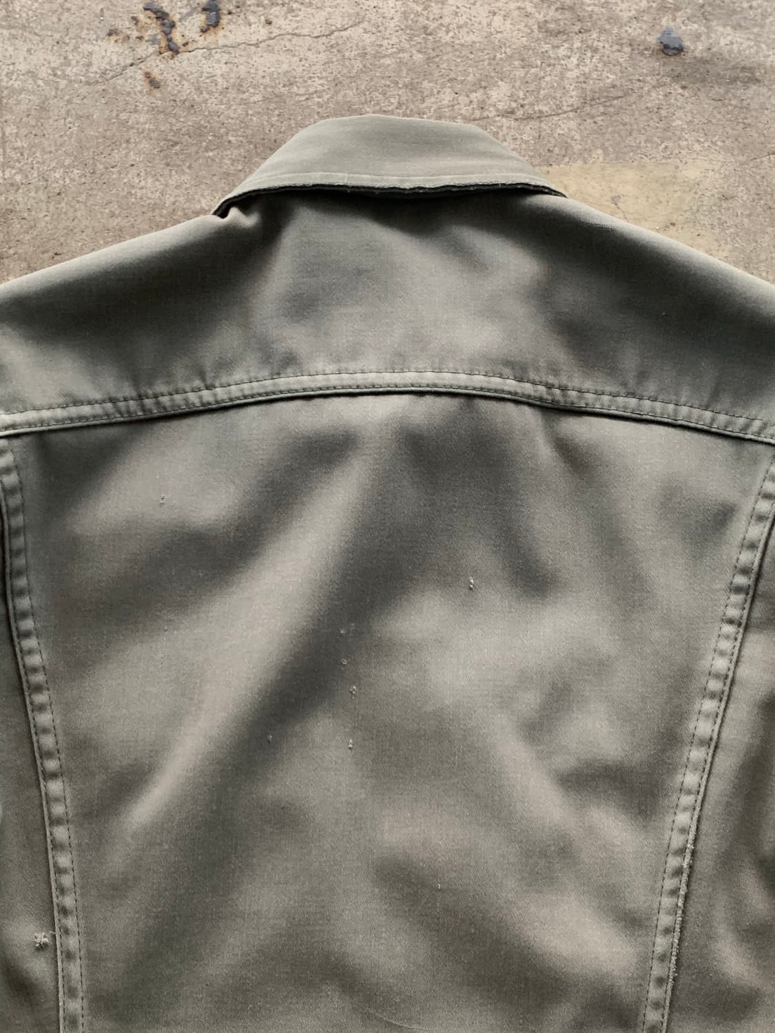 70s Lee Westerner 106-J 코튼 사틴 트러커 자켓 상품이미지7