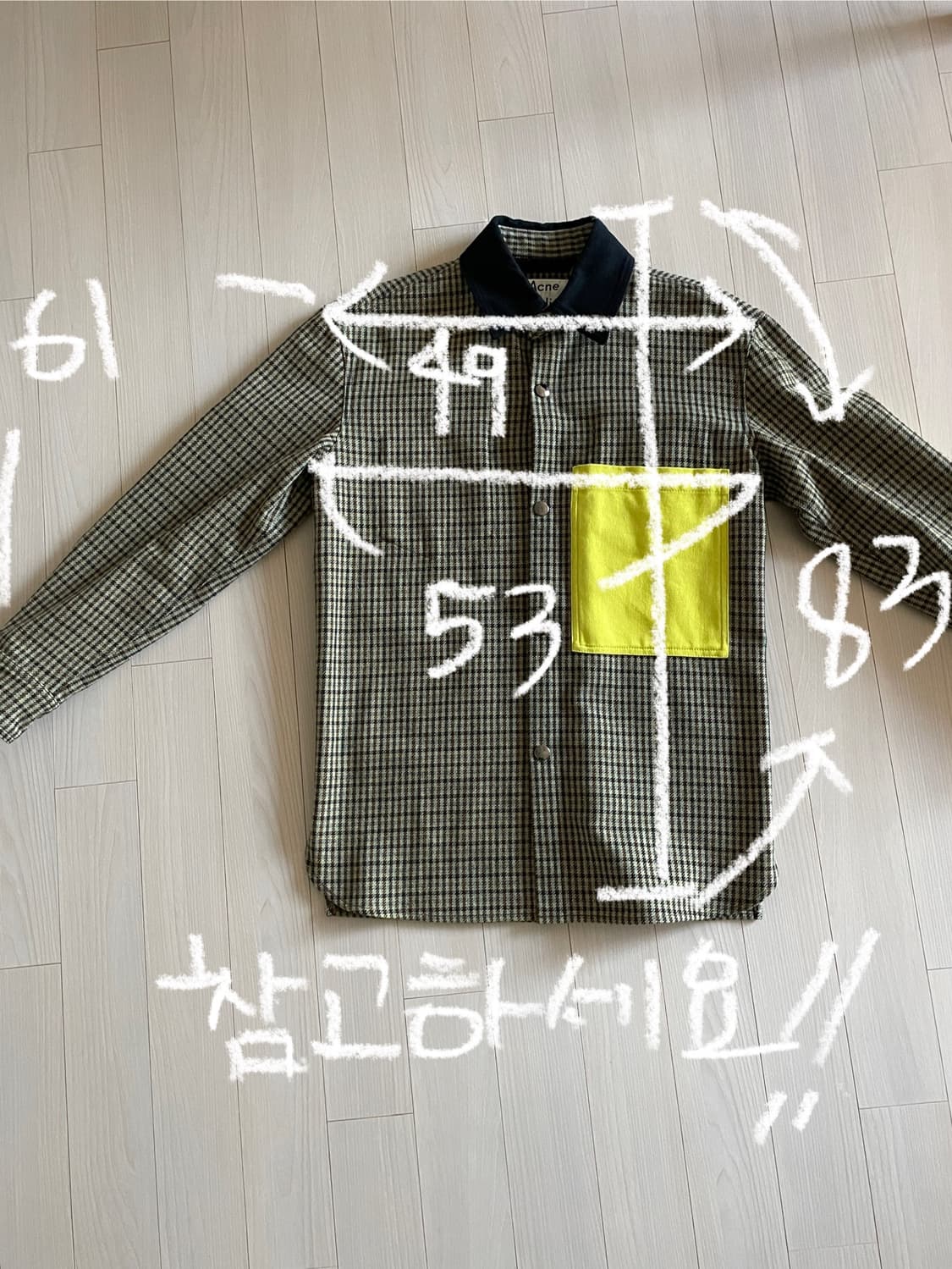 아크네 스튜디오 셔츠 46사이즈 상품이미지7