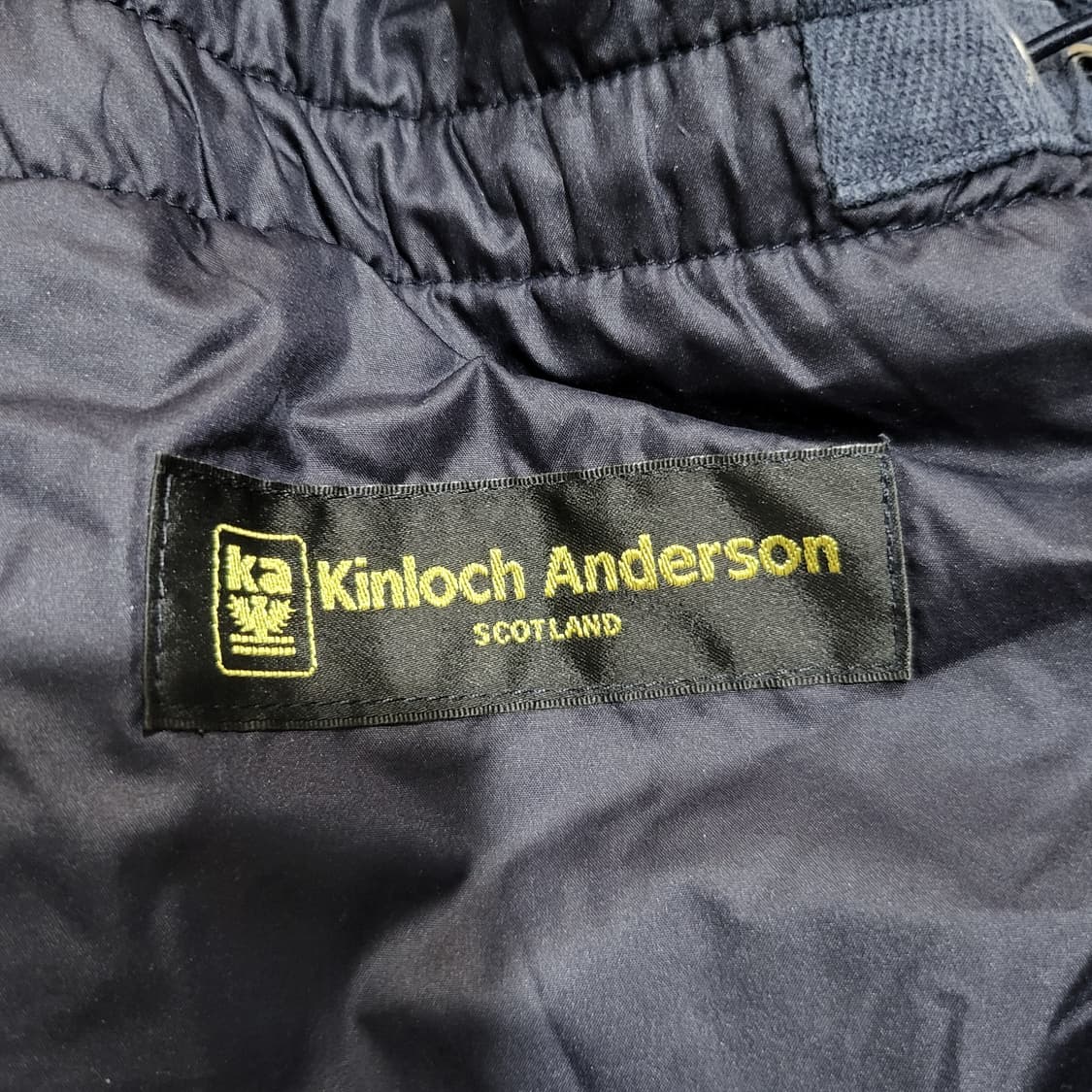 킨록 앤더슨 패딩 니트 집업 자켓 네이비 (77) 상품이미지4