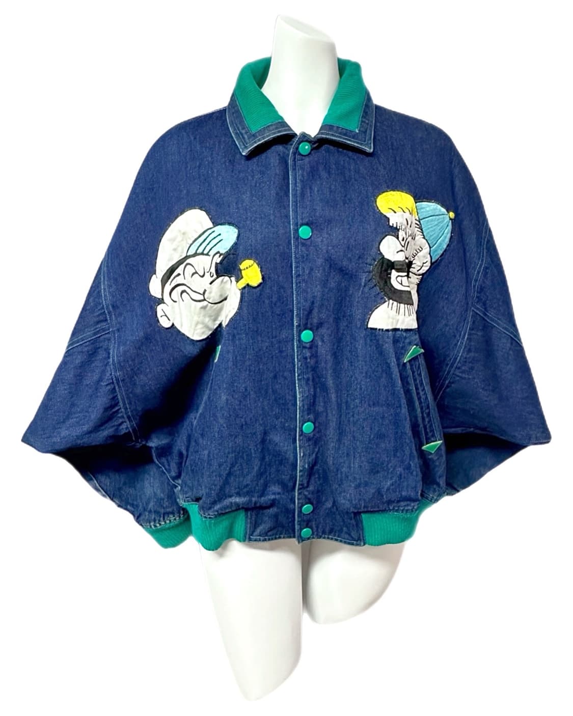 80s King Features Syndicate 뽀빠이 데님자켓 상품이미지1