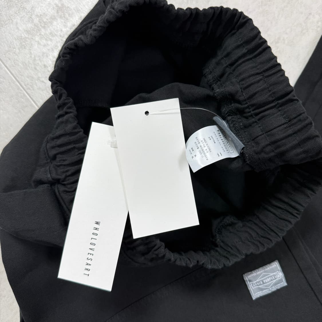 후러브스아트 더블니 밴딩 워크팬츠 XL 새제품 상품이미지3