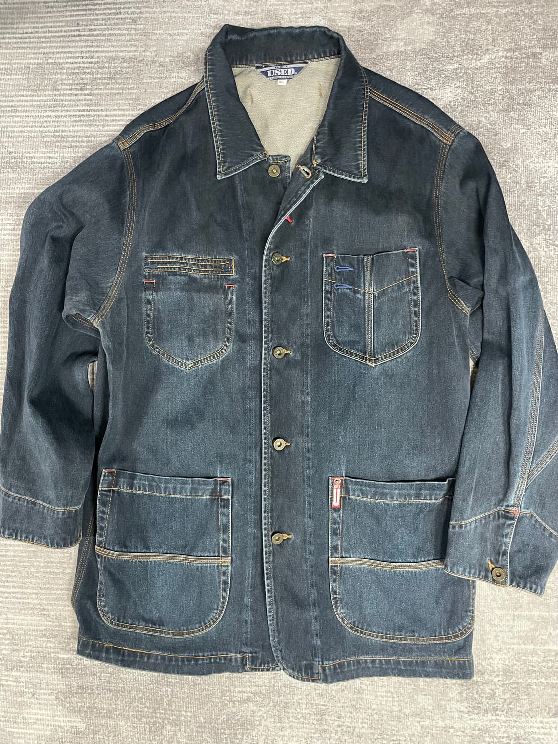 90s vintage GET USED 데님커버올 상품이미지10