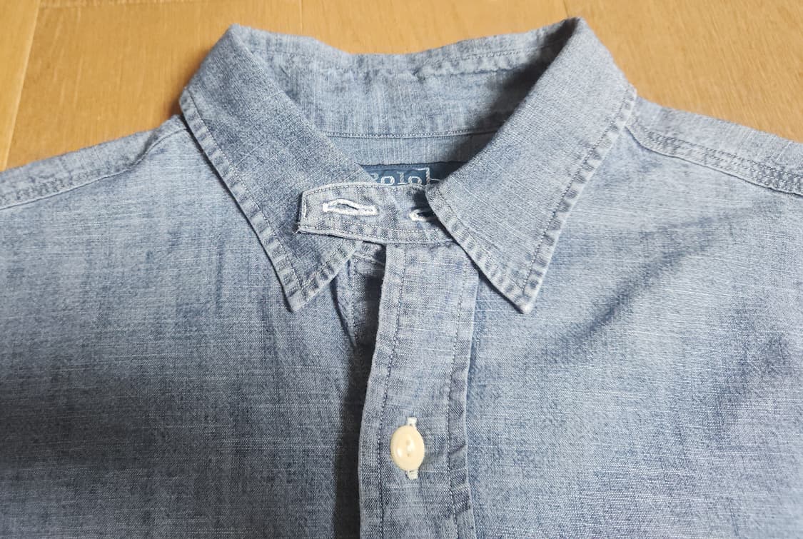 폴로 랄프로렌 샴브레이 데님셔츠(M) 상품이미지3