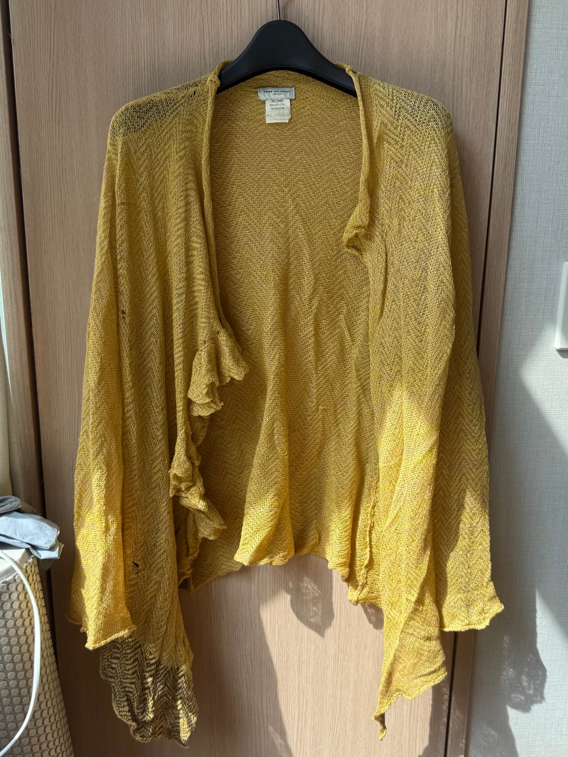 드리스반노튼 드레이프 린넨 가디건 상품이미지1