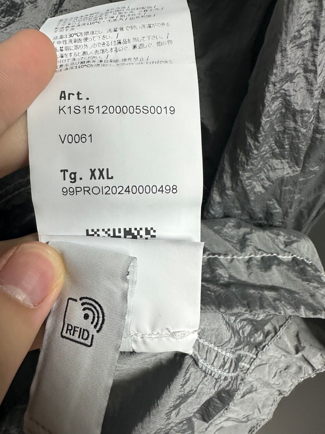 스톤 25ss 나메탈 오버셔츠 펄그레이 xxl 상품이미지4