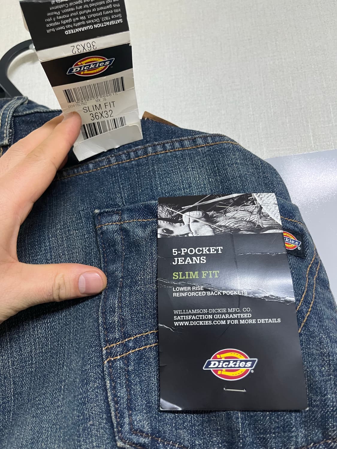 디키즈  5-Pocket Jeans 슬림핏 36x22 상품이미지3