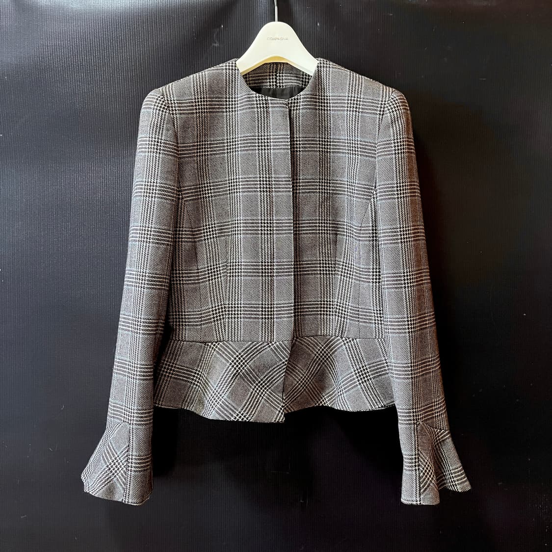 올드 아르마니 꼴레지오니 셋업 자켓-트라우저 체크 패턴 Made in I 상품이미지4