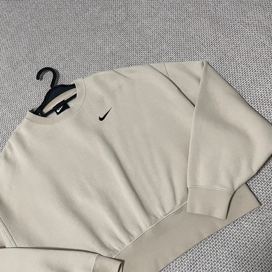 나이키 기모 여성 크롭 맨투맨 6526 상품이미지2