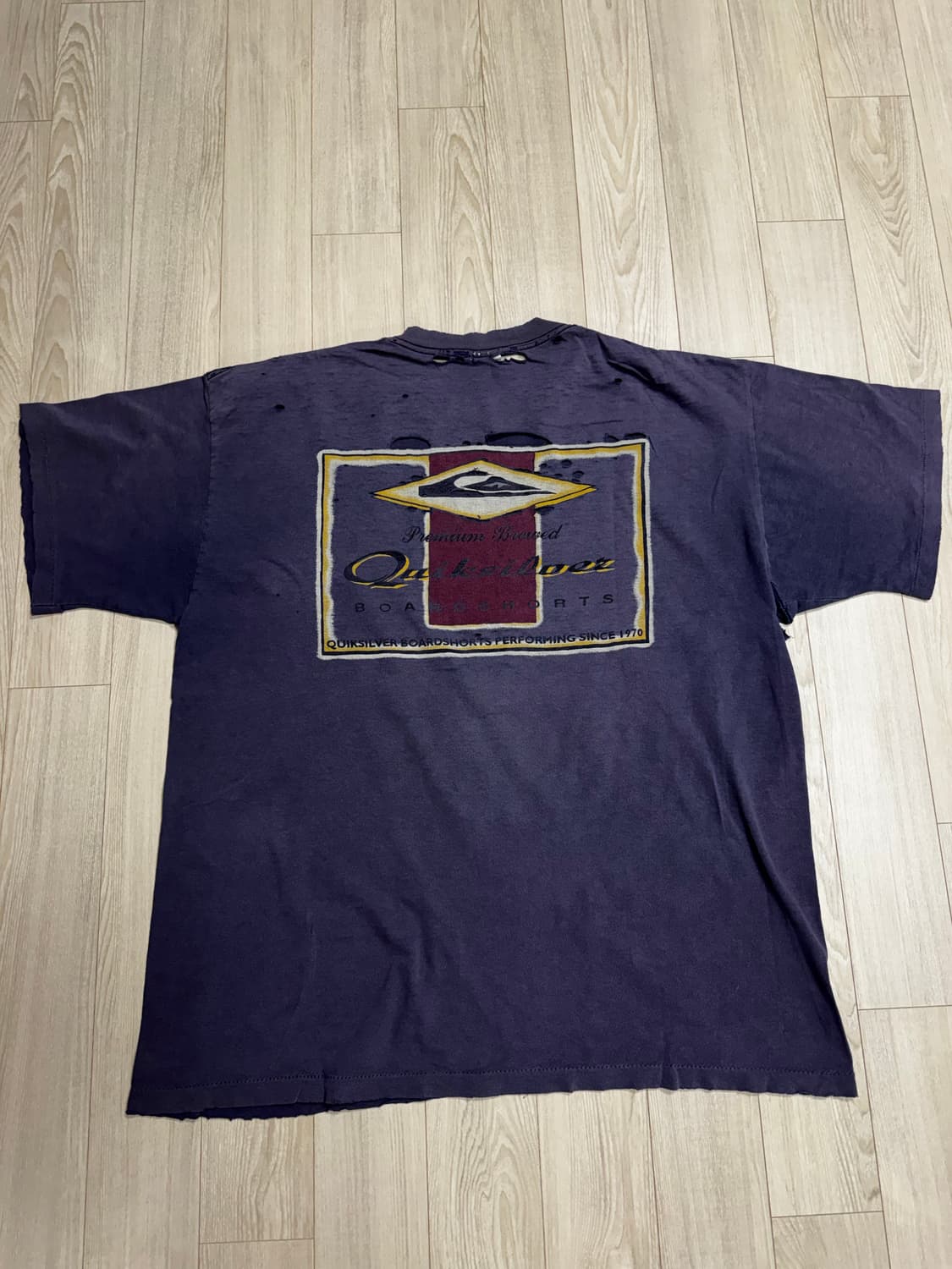 빈티지 트레쉬드 퀵 실버 티셔츠 상품이미지5