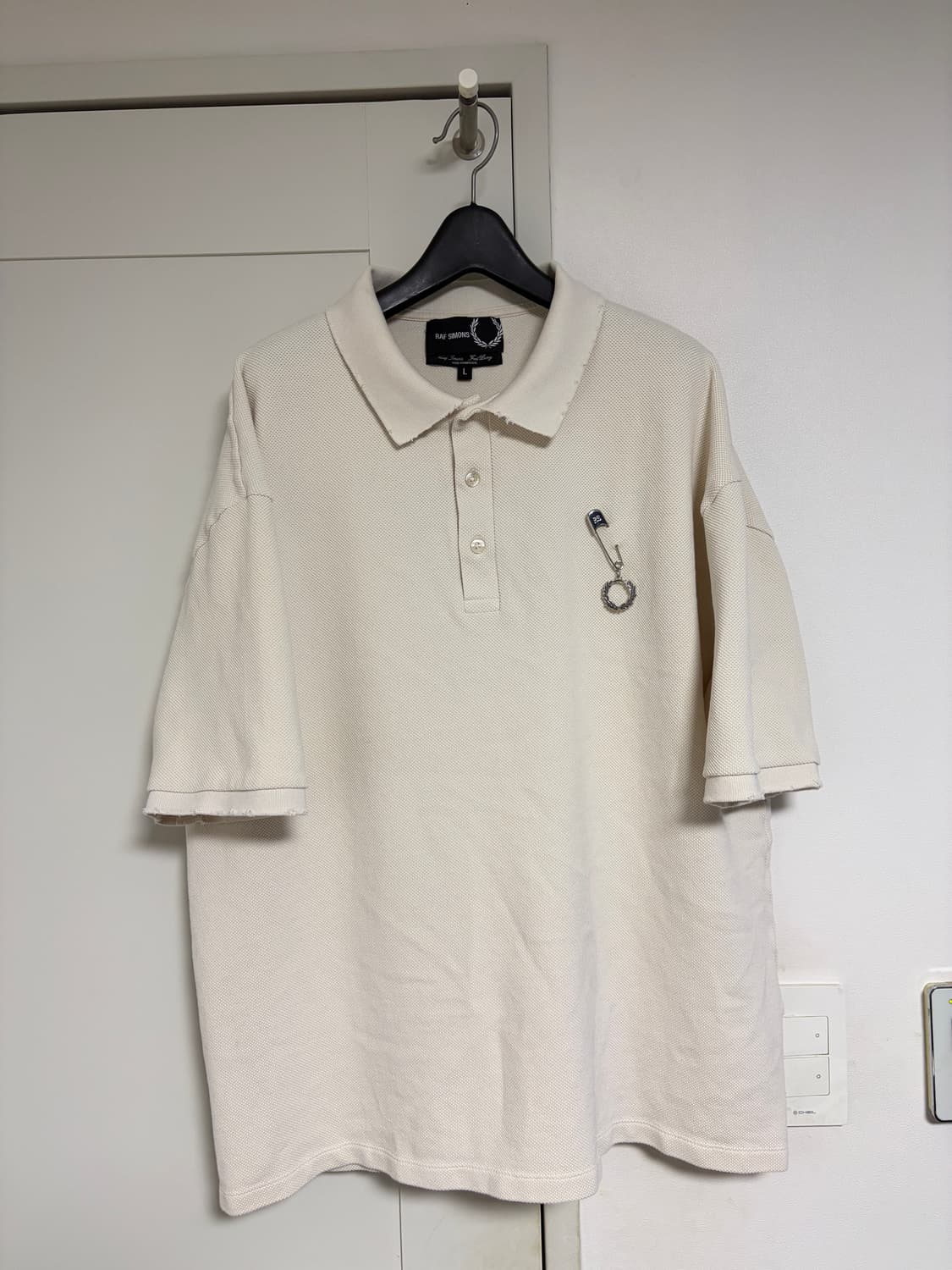 프레드페리 라프시몬스 오버사이즈 반팔 L 상품이미지3