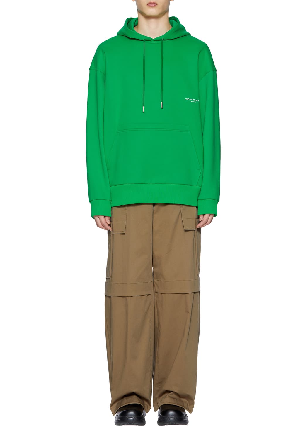 우영미 22ss 플라워후드 그린 50 상품이미지5