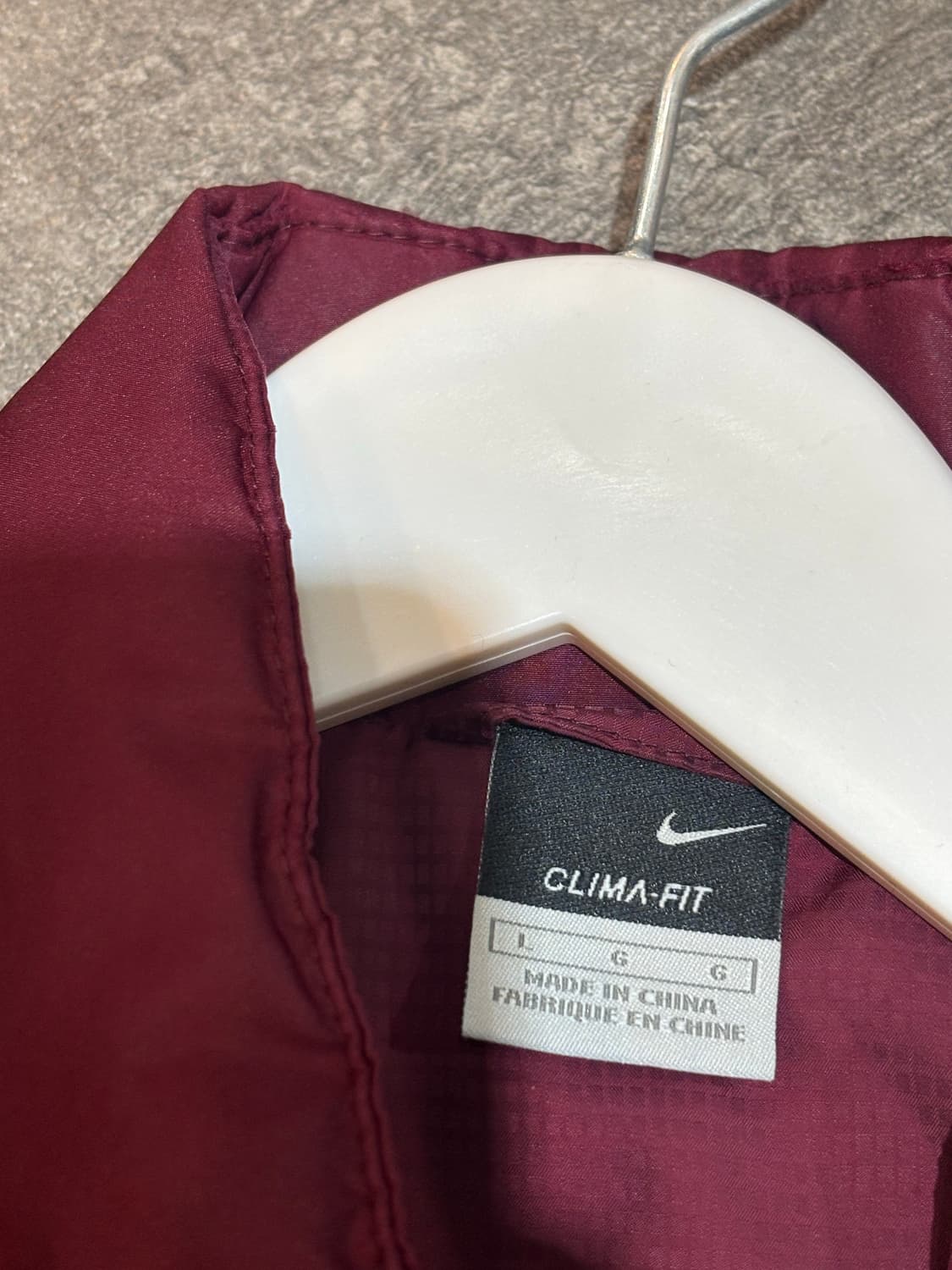 나이키 올드스쿨 버건디 토탈90 바람막이 점퍼 자켓 L 상품이미지6