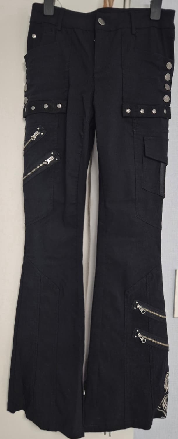 오즈온 ozzon 오리엔탈 드래곤자수 부츠컷 팬츠 상품이미지2