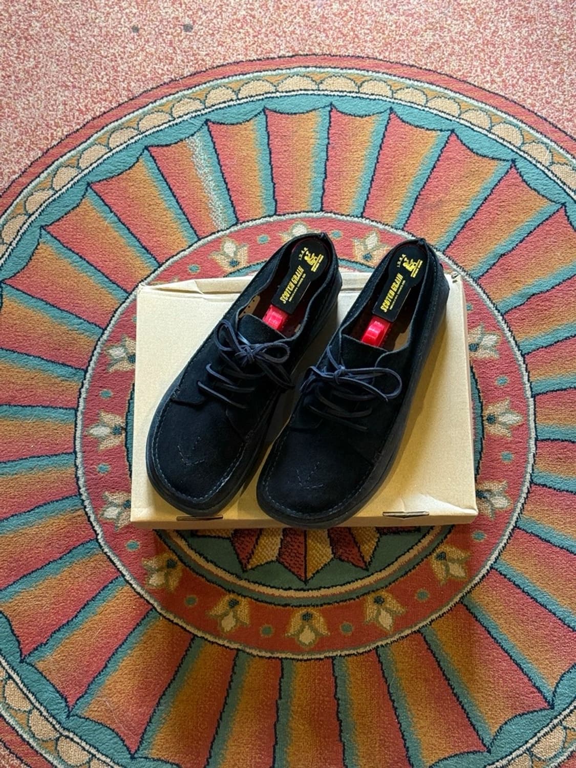 Nigel Cabourn x YOGI FINN2 스웨이드 모카신 슈즈 상품이미지1