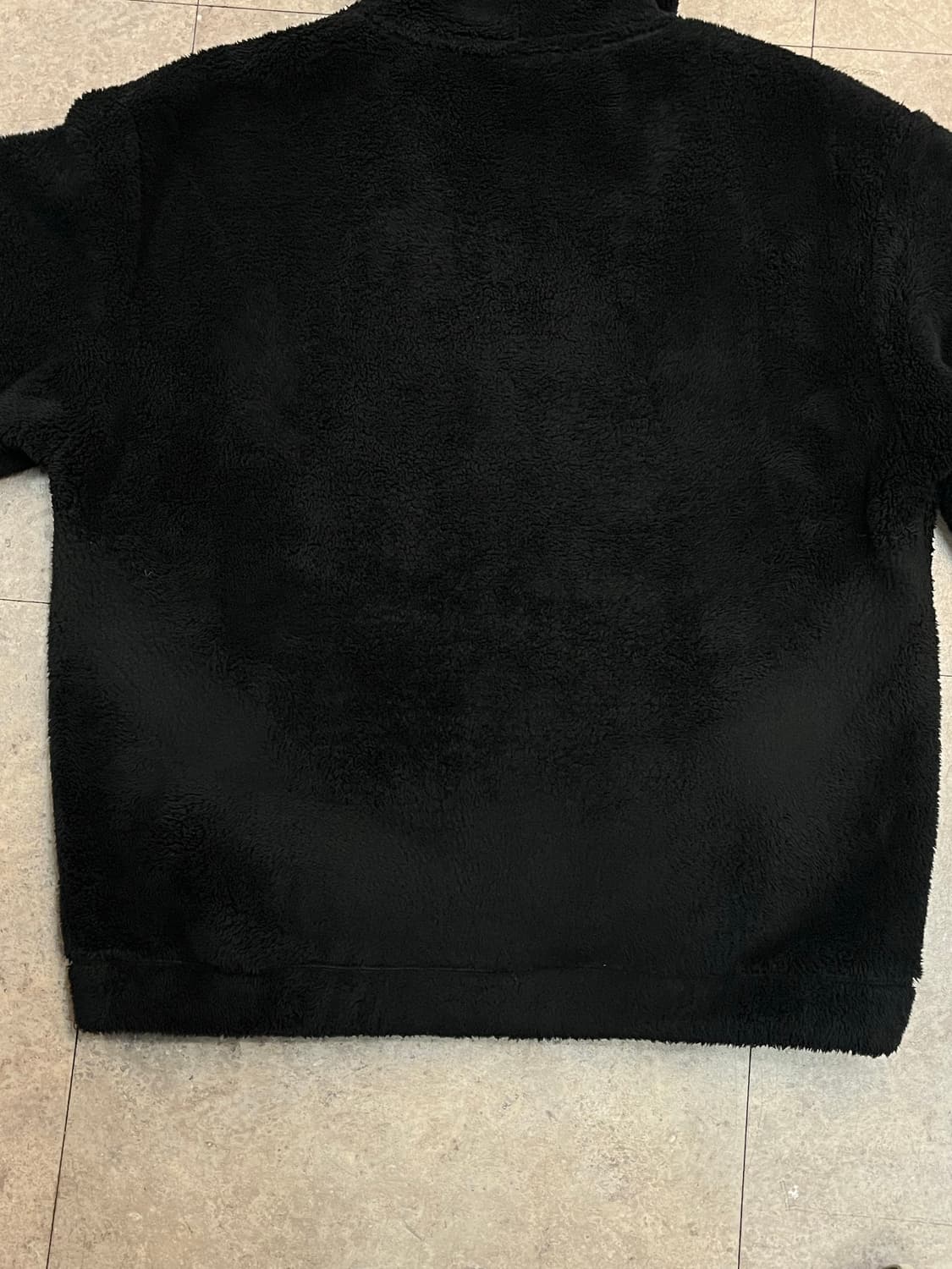 후아유 퍼플리스 후드집업 블랙 L #csz2258 상품이미지6