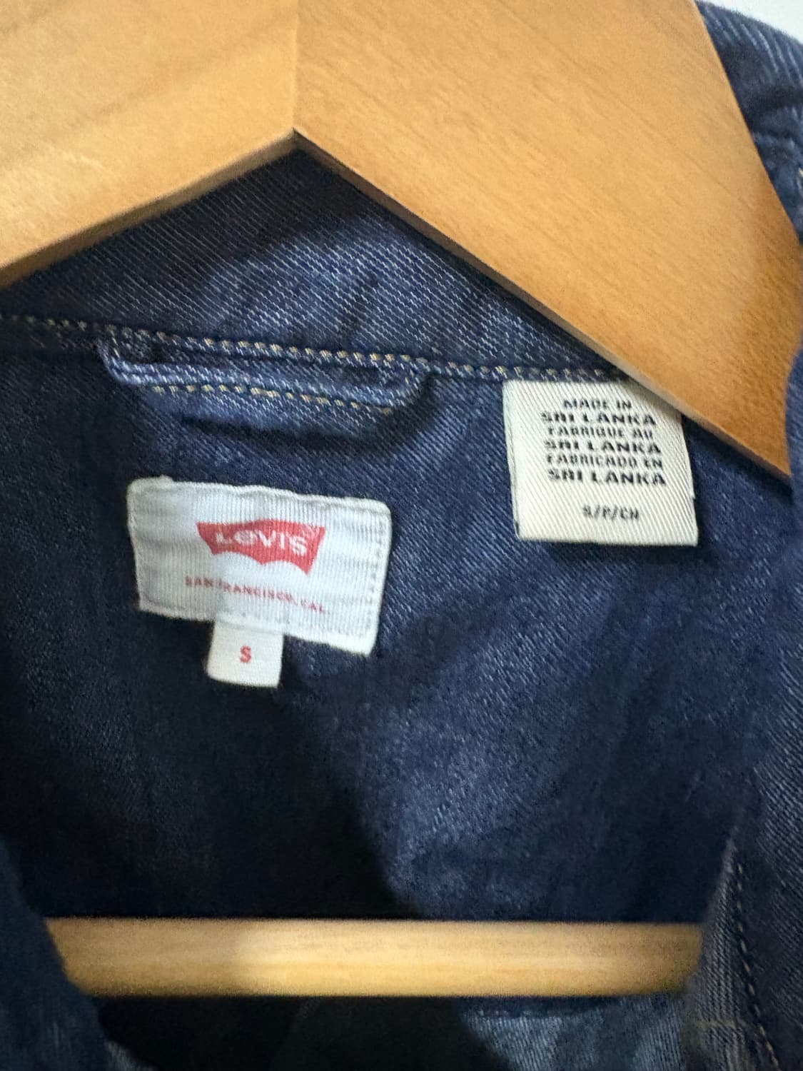 리바이스 웨스턴 데님 셔츠 S 상품이미지3