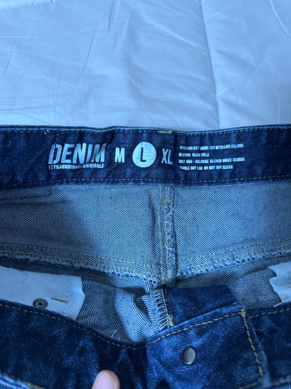 (L) 엑스트라오디너리 LASER CURVE PRINT DENIM 상품이미지3