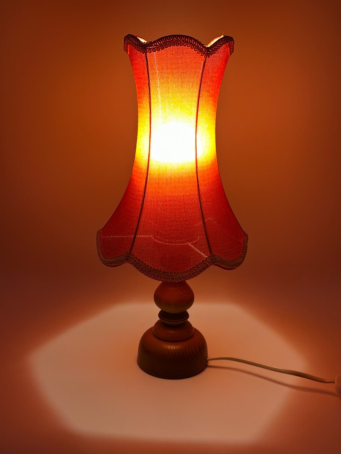 80’s 독일 빈티지 패브릭 조명 테이블 레트로 앤틱 미드센츄리 상품이미지6