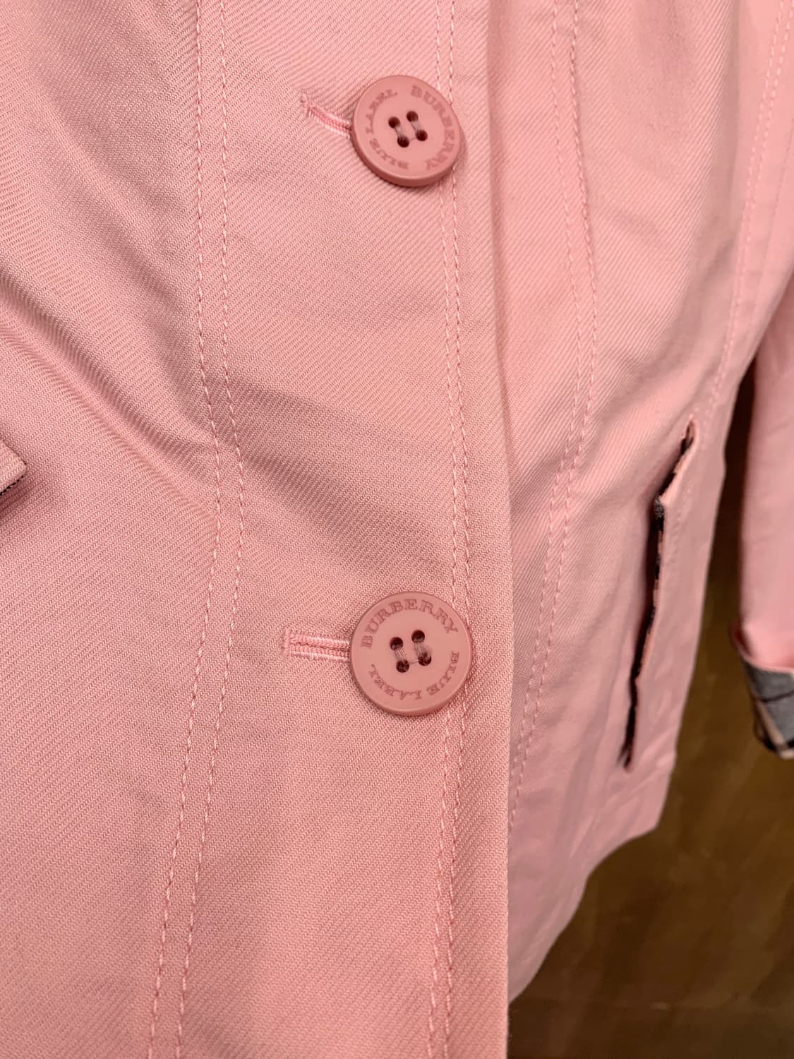 Burberry 버버리 블루라벨 핑크자켓 상품이미지3