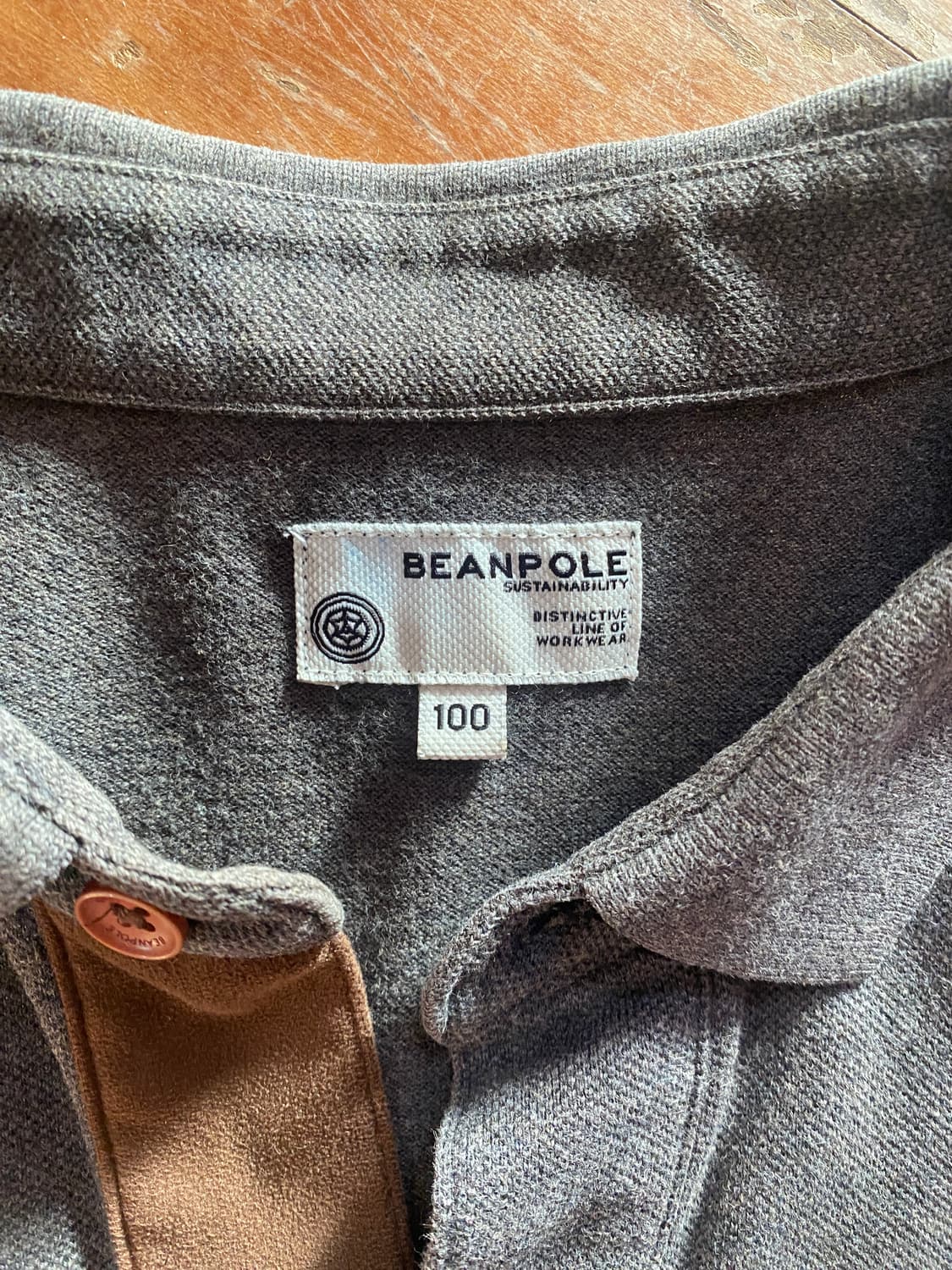 빈폴 헌팅 스타일 카키색 폴로티 100 상품이미지2