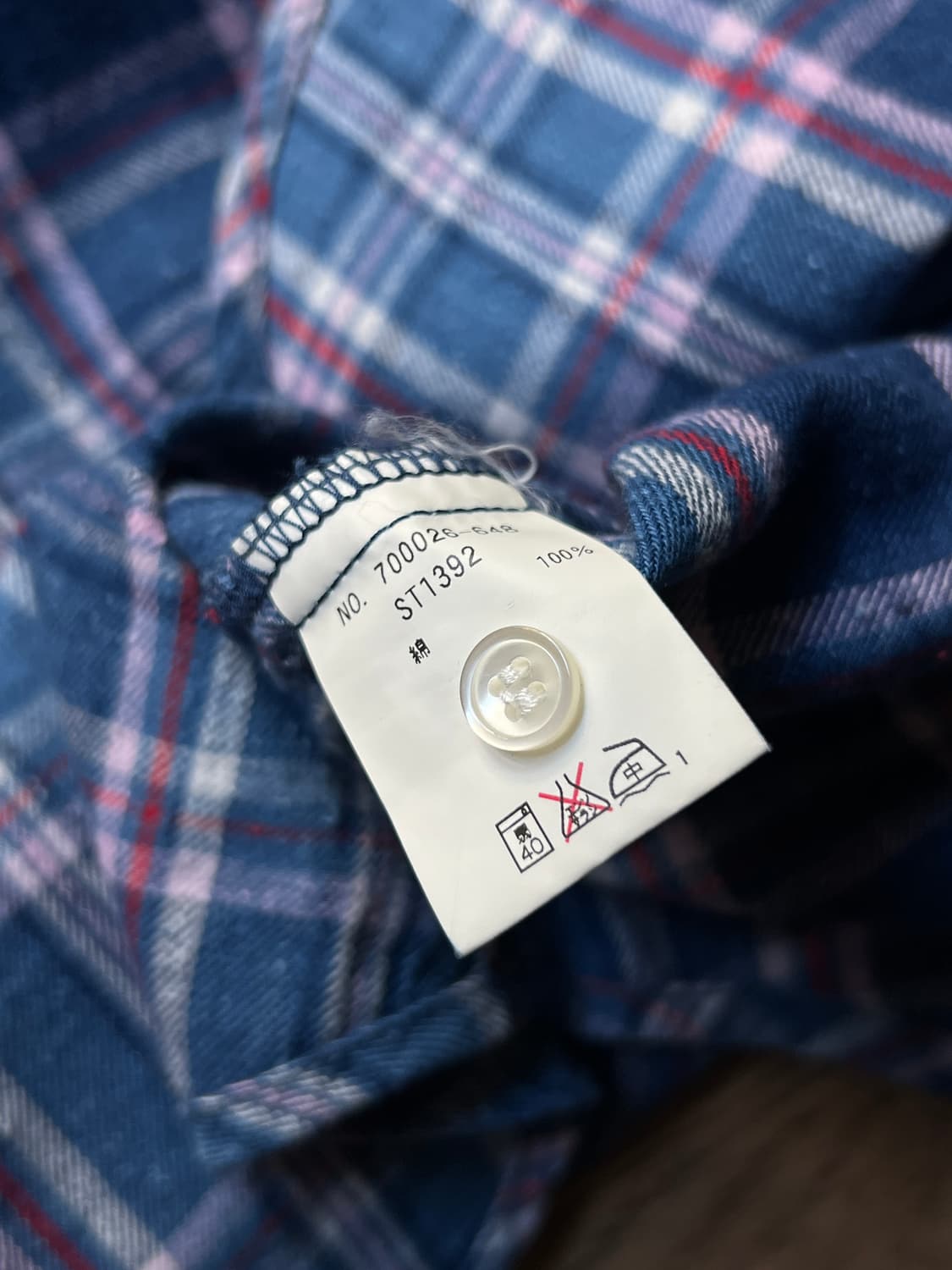 [M]BLUEBLUE 블루블루 인디고 다잉 버튼다운 웨스턴 셔츠 상품이미지6