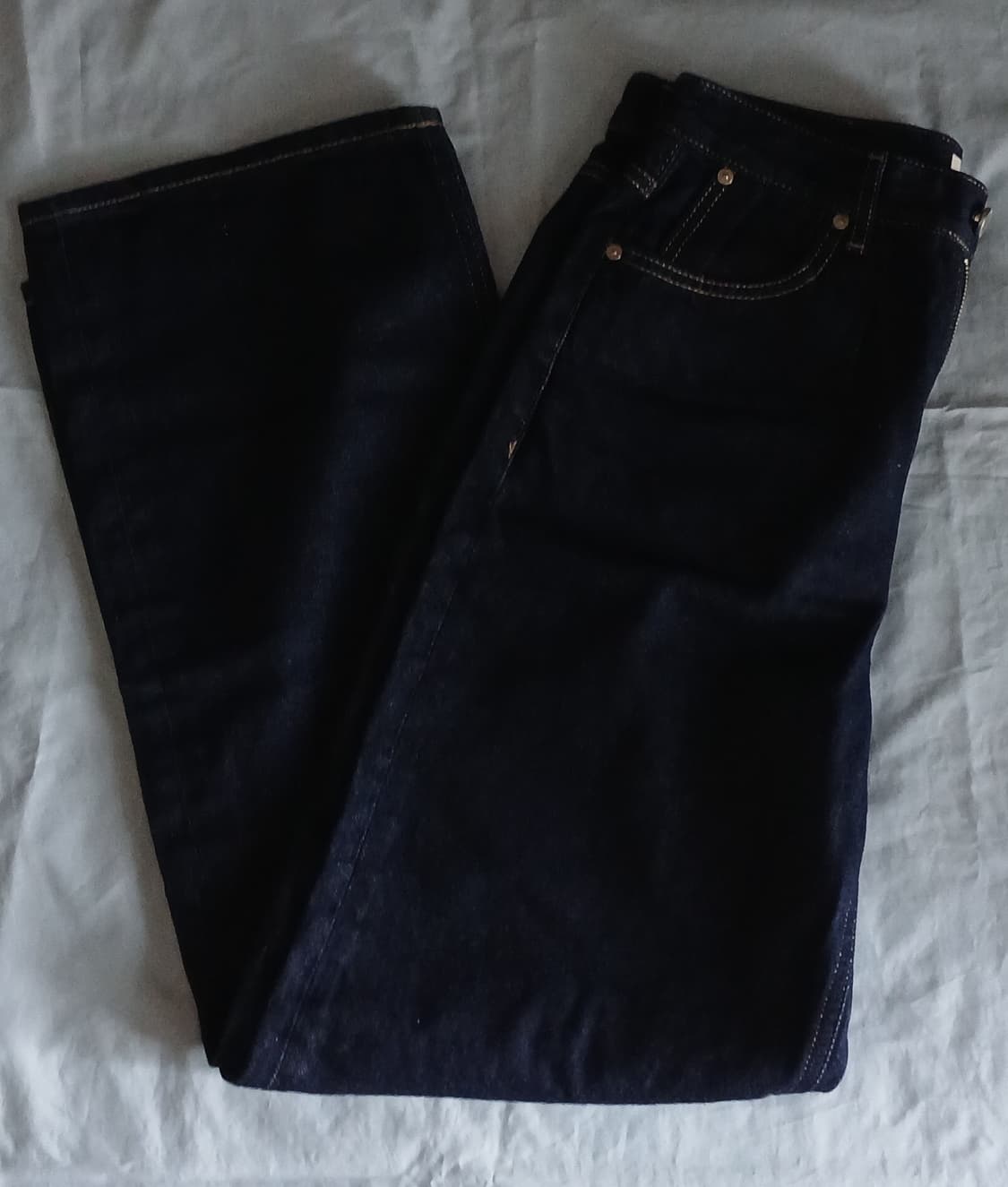 블루브릭 생지 데님 인디고 팬츠 2 size 상품이미지1