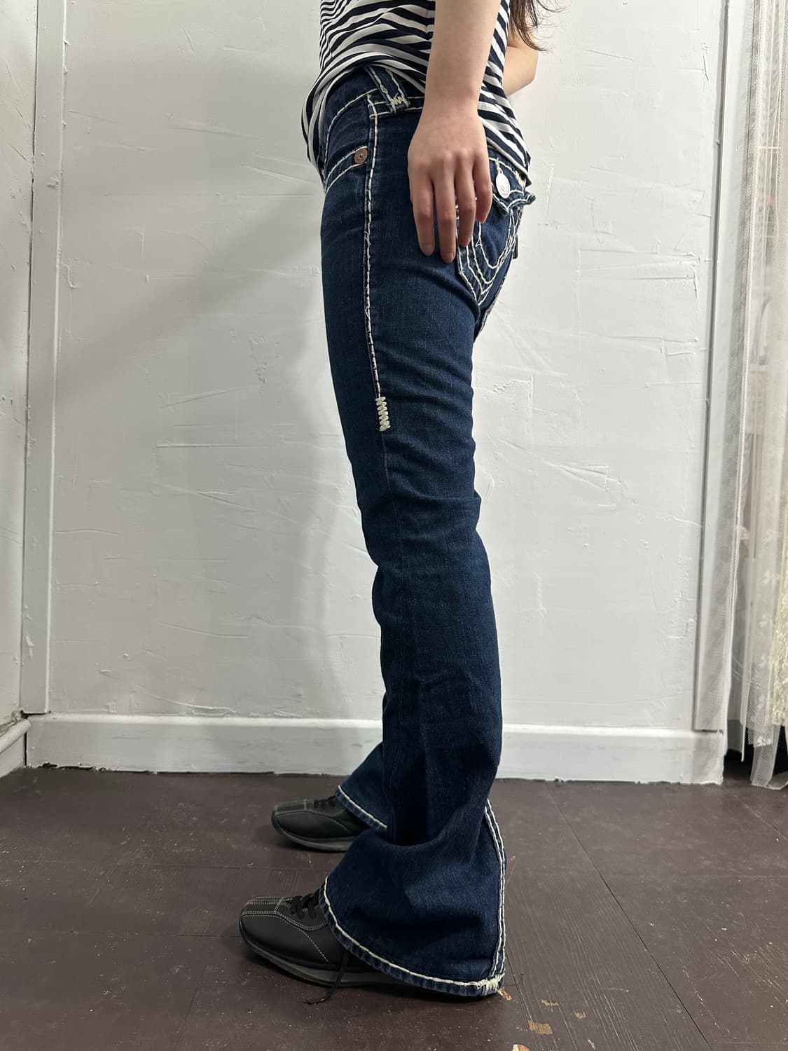 true religion stitch detail denim pants 상품이미지7